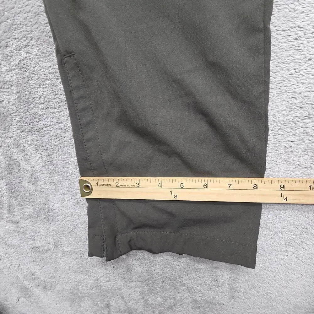 New Balance Pants Mens XL Green Track Tapered Slim Drawstring Zip Pockets